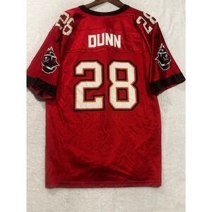 Vintage 90s Tampa Bay‎ Buccaneers Warrick Dunn #28 Jersey Men's NFL Large Red